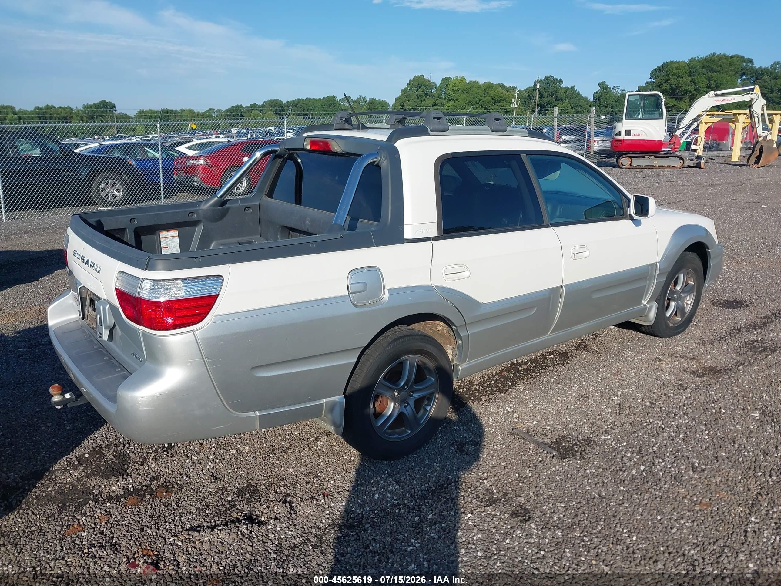 2005 Subaru Baja Turbo Белый vin: 4S4BT63C856100596