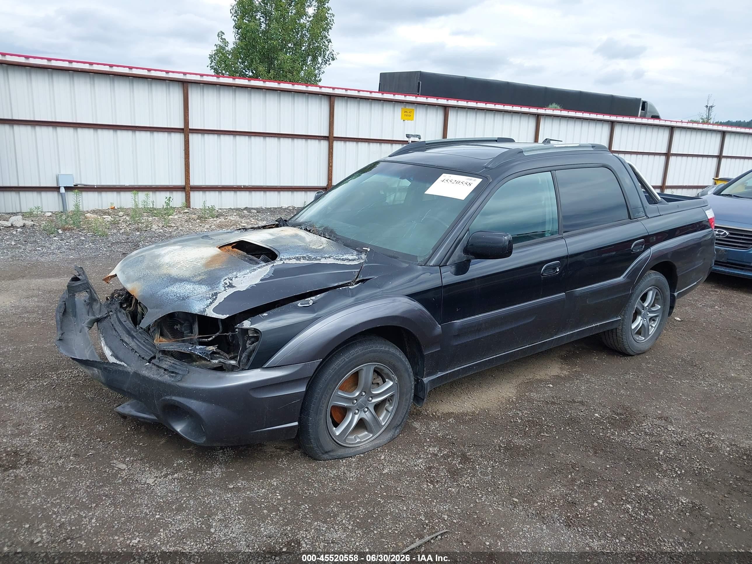 2005 Subaru Baja Turbo Черный vin: 4S4BT63CX55102324