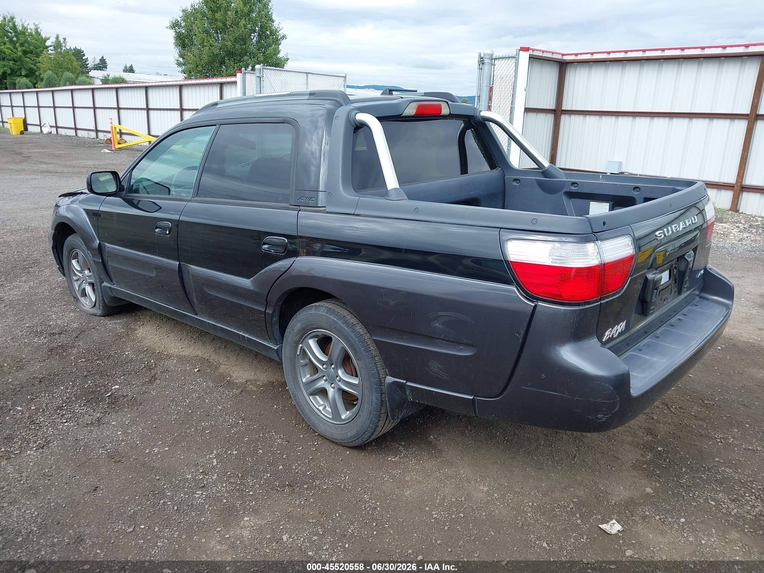 2005 Subaru Baja Turbo Черный vin: 4S4BT63CX55102324
