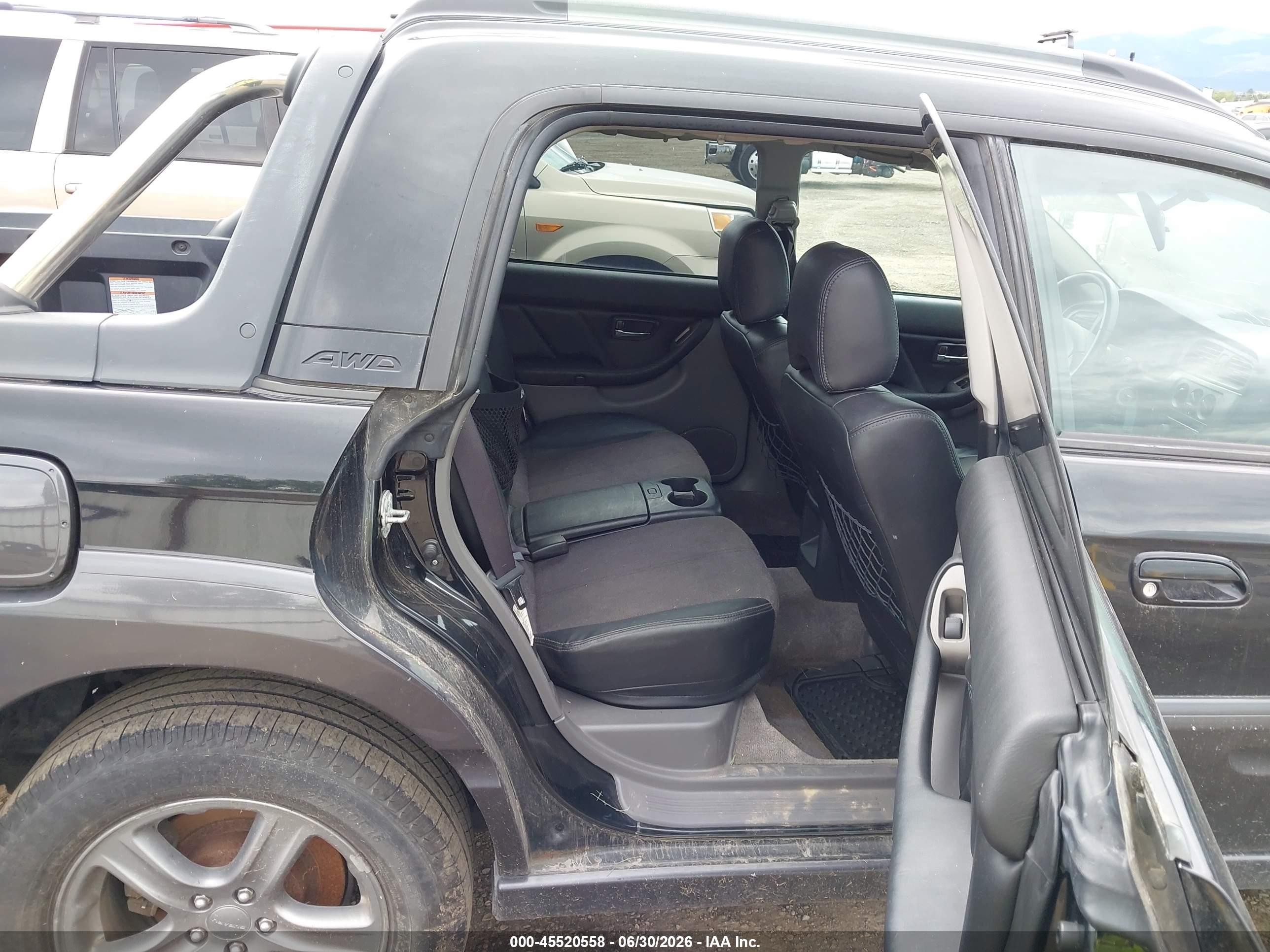 2005 Subaru Baja Turbo Черный vin: 4S4BT63CX55102324