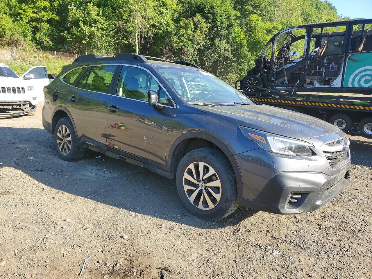 2020 Subaru Outback Gray vin: 4S4BTAAC1L3134464