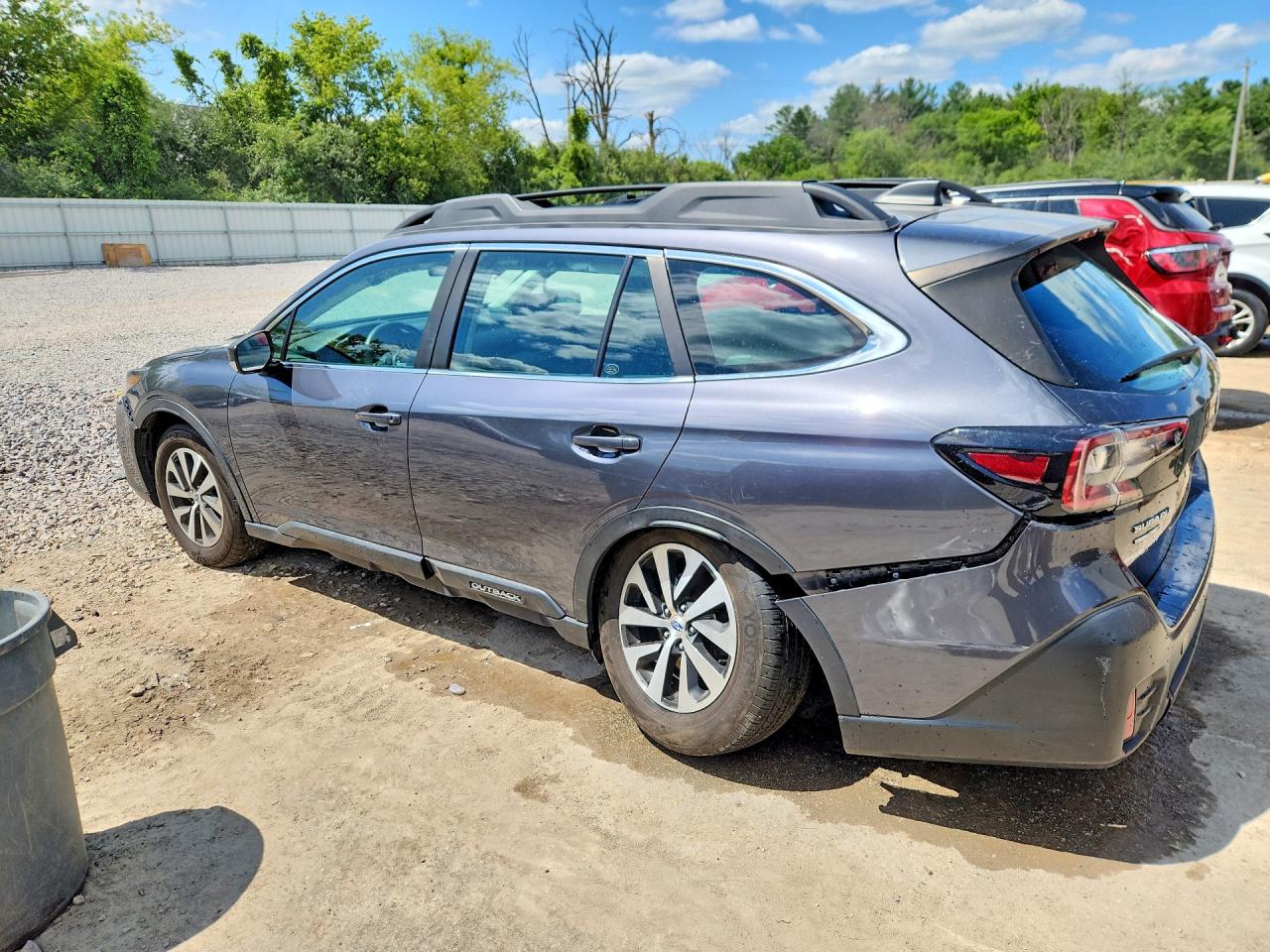 2020 Subaru Outback Gray vin: 4S4BTAAC3L3201503