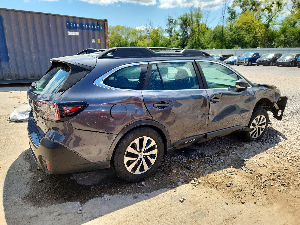 2020 Subaru Outback Gray vin: 4S4BTAAC3L3201503