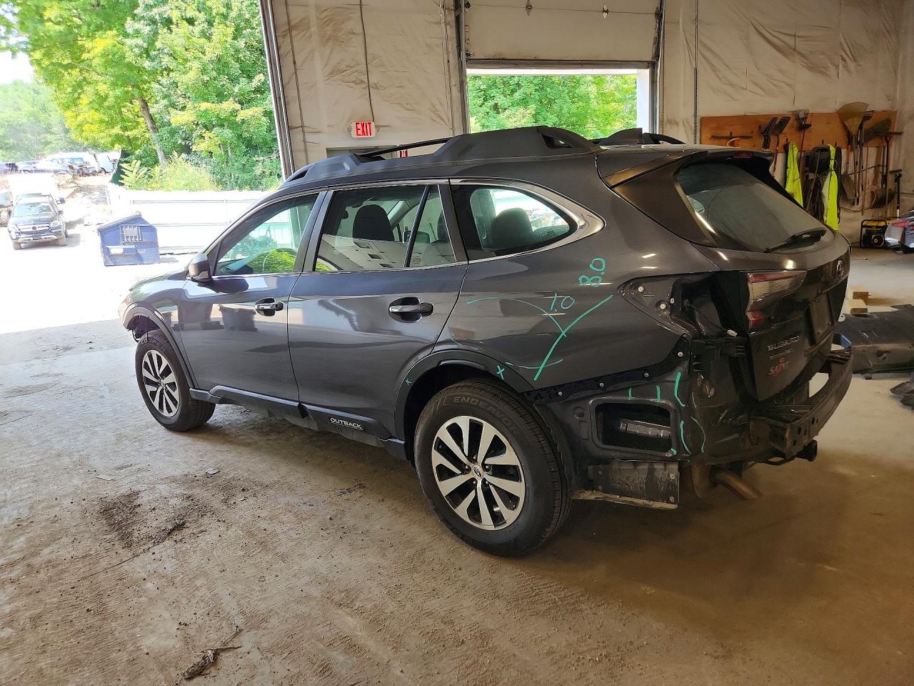 2021 Subaru Outback Серый vin: 4S4BTAAC4M3167203
