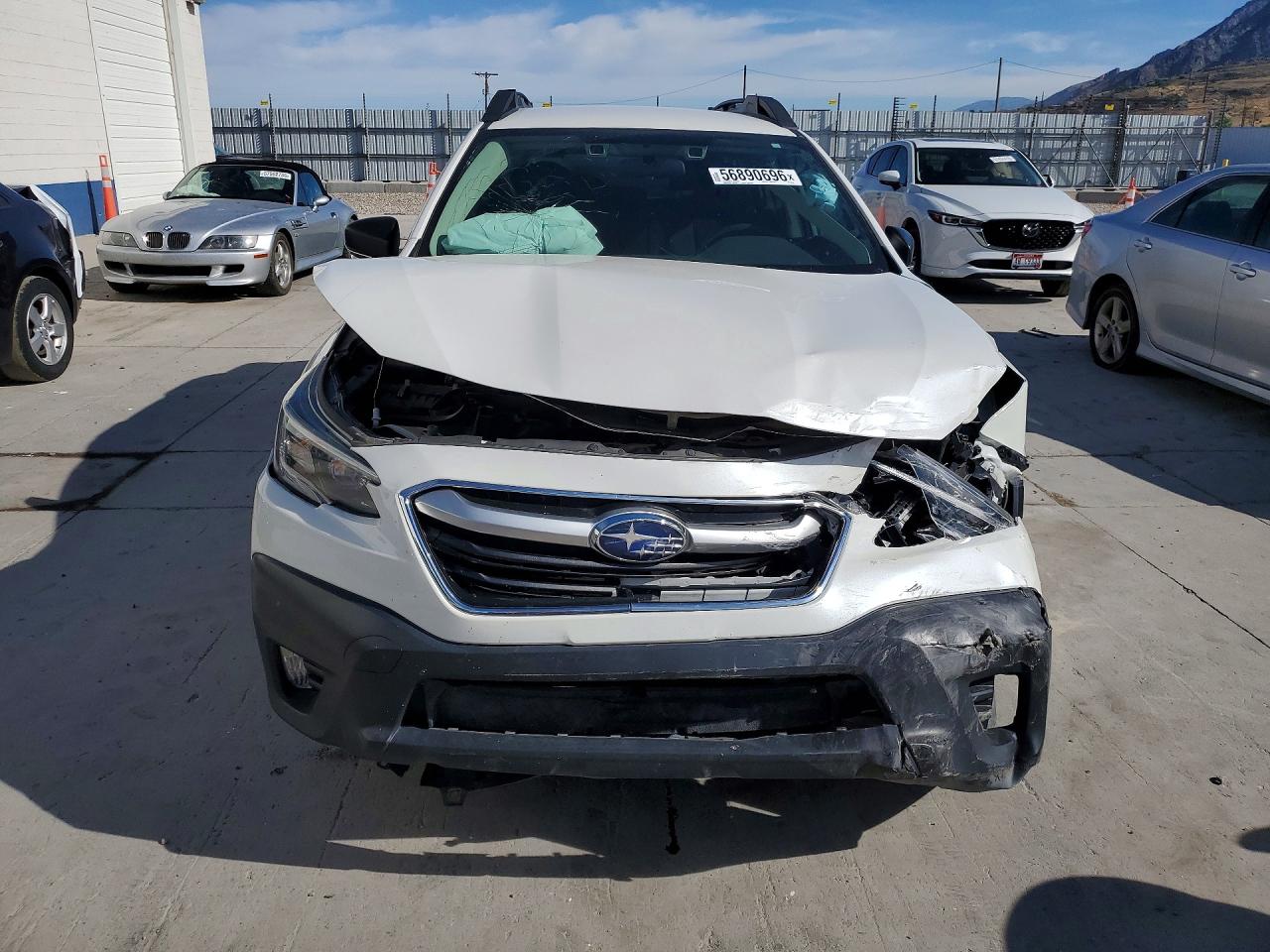 2022 Subaru Outback White vin: 4S4BTAACXN3201436