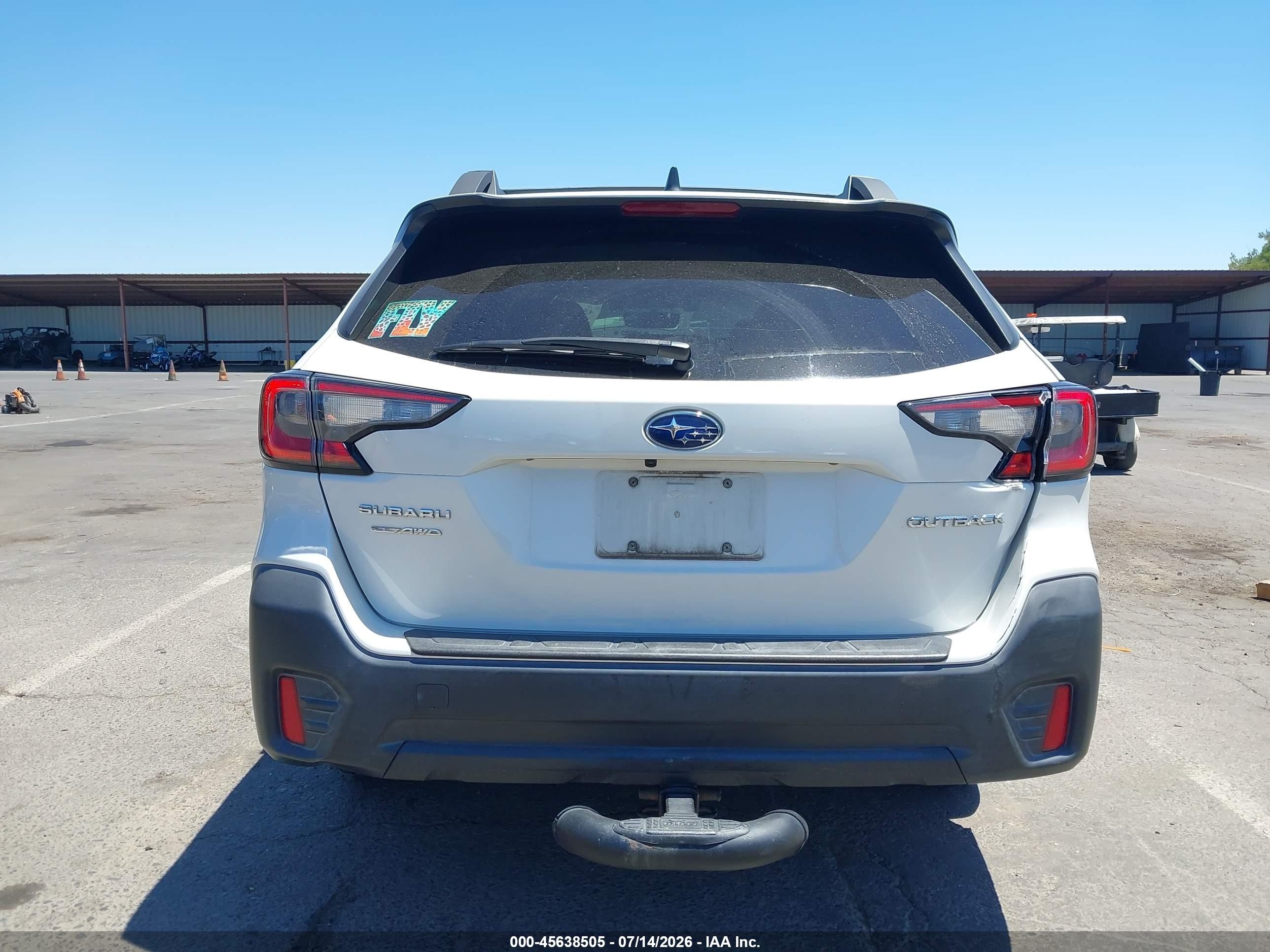 2020 Subaru Outback Premium White vin: 4S4BTACC0L3167274