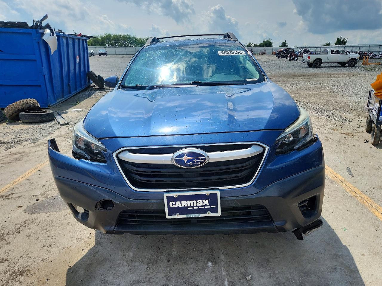 2020 Subaru Outback Premium Blue vin: 4S4BTACC3L3148850