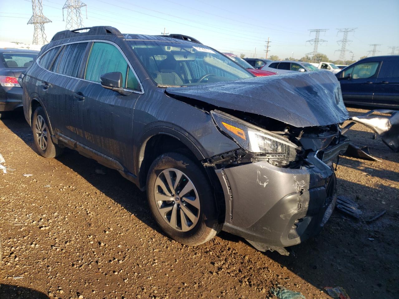 2020 Subaru Outback Premium Gray vin: 4S4BTACC3L3248253