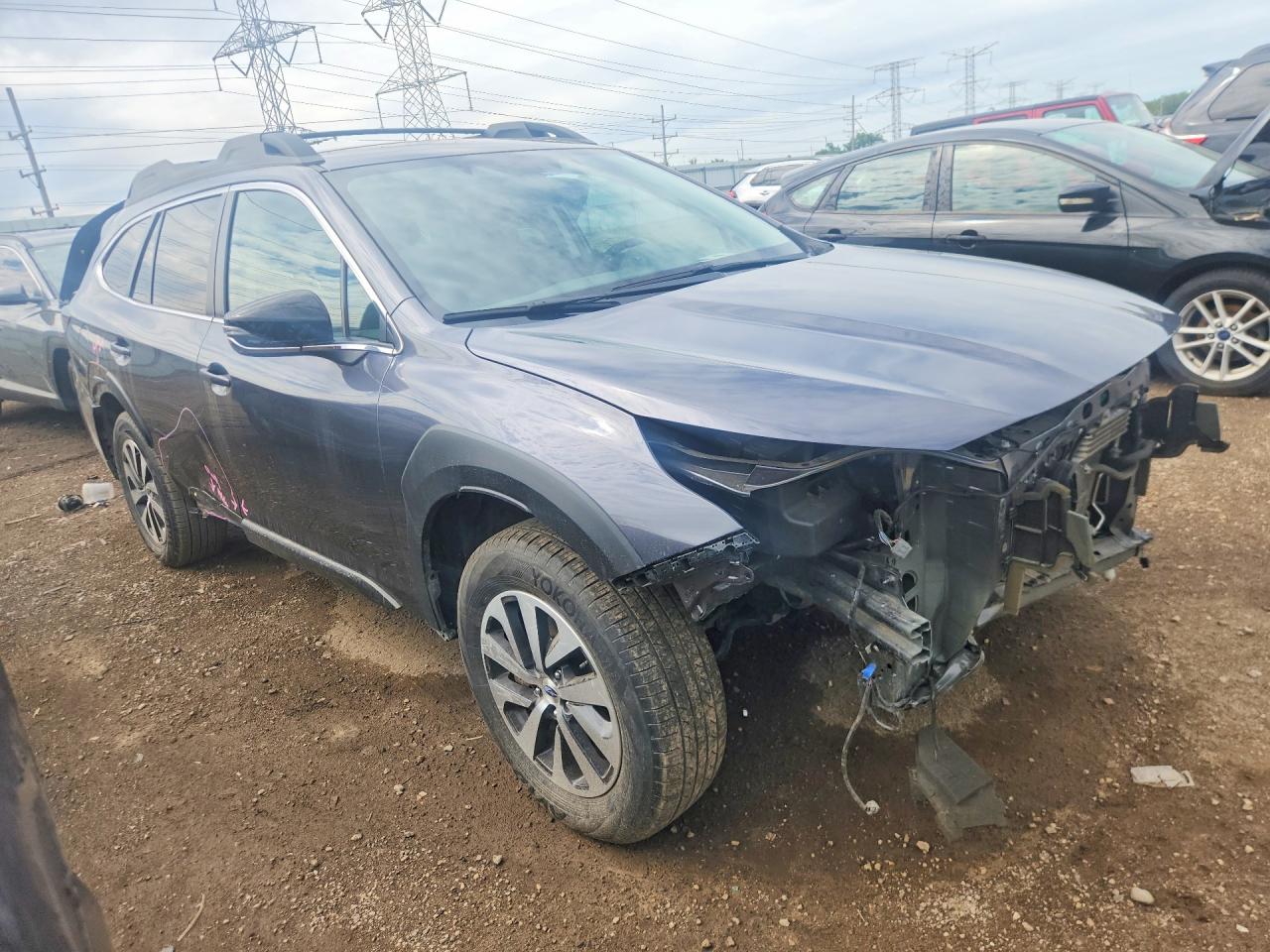 2025 Subaru Outback Premium Gray vin: 4S4BTACC4S3155465