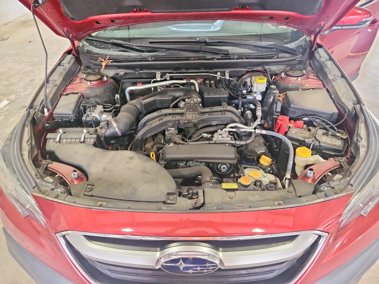 2022 Subaru Outback Premium Burgundy vin: 4S4BTACC7N3197889