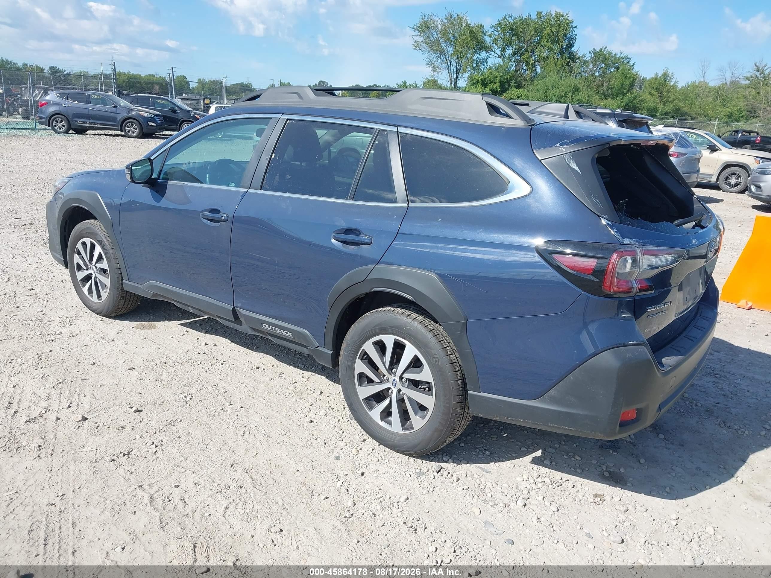 2025 Subaru Outback Premium Blue vin: 4S4BTACC8S3211567