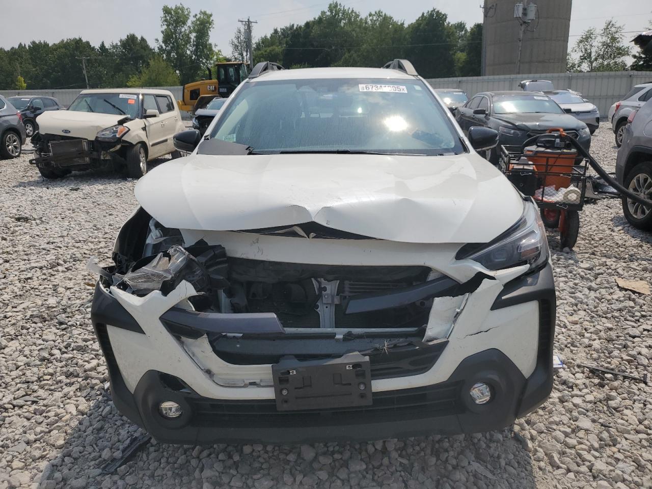 2023 Subaru Outback Premium Белый vin: 4S4BTADC3P3224975