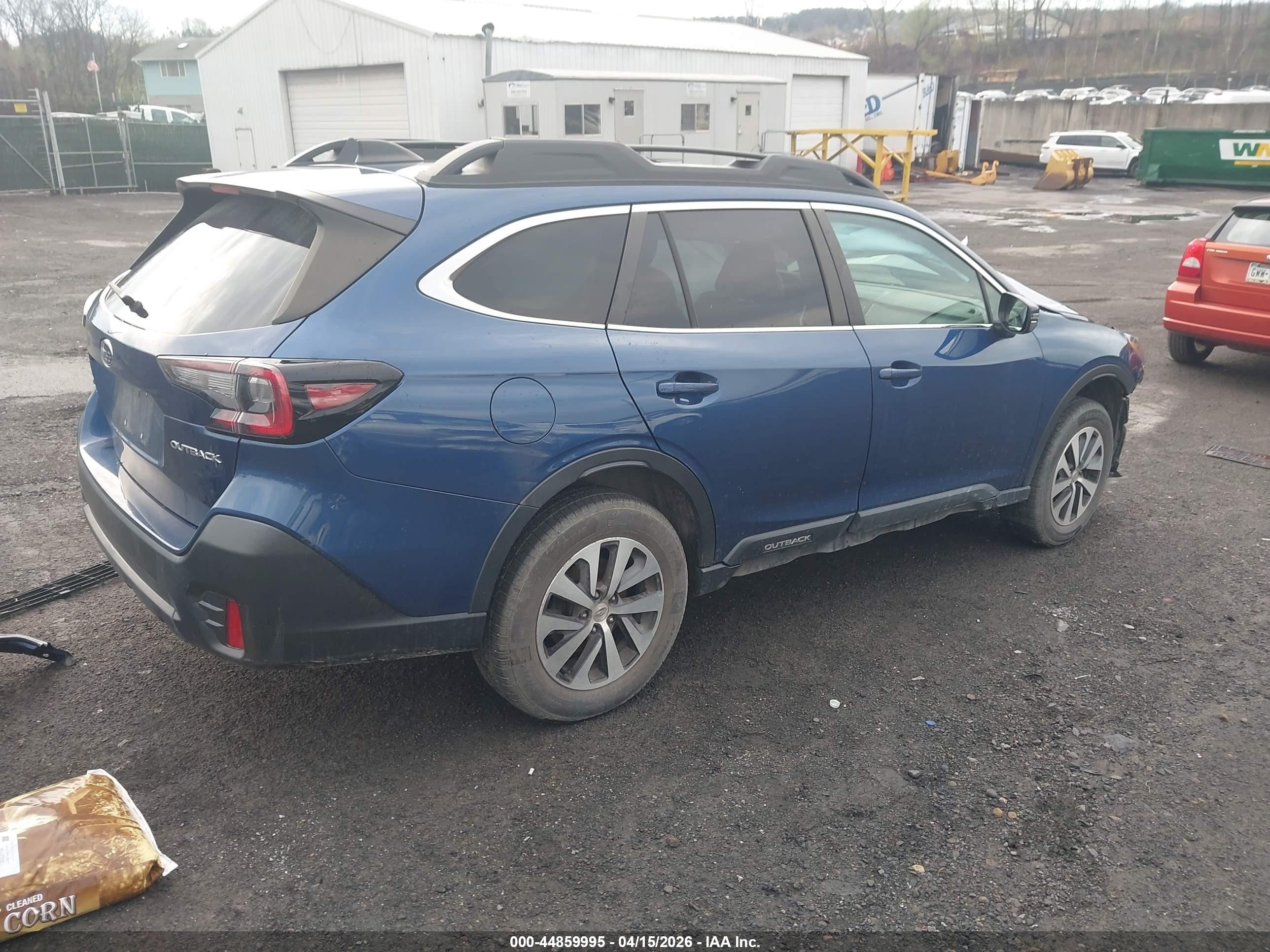 2022 Subaru Outback Premium Blue vin: 4S4BTADC4N3166940