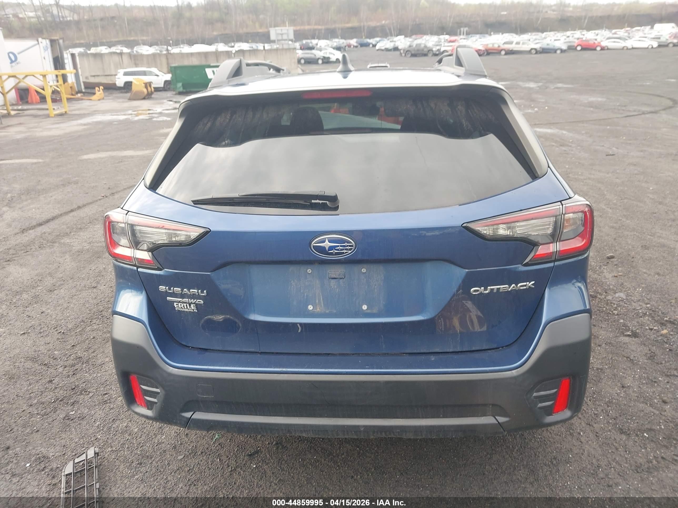 2022 Subaru Outback Premium Blue vin: 4S4BTADC4N3166940