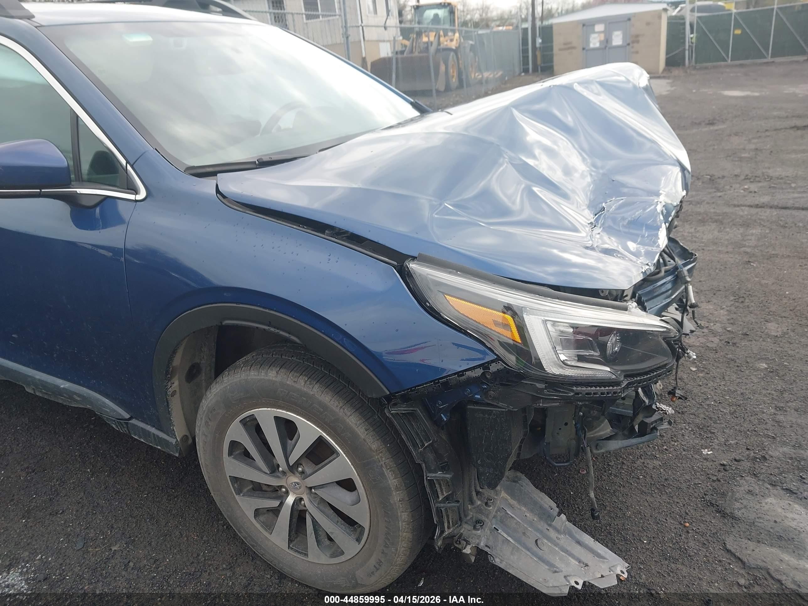 2022 Subaru Outback Premium Blue vin: 4S4BTADC4N3166940