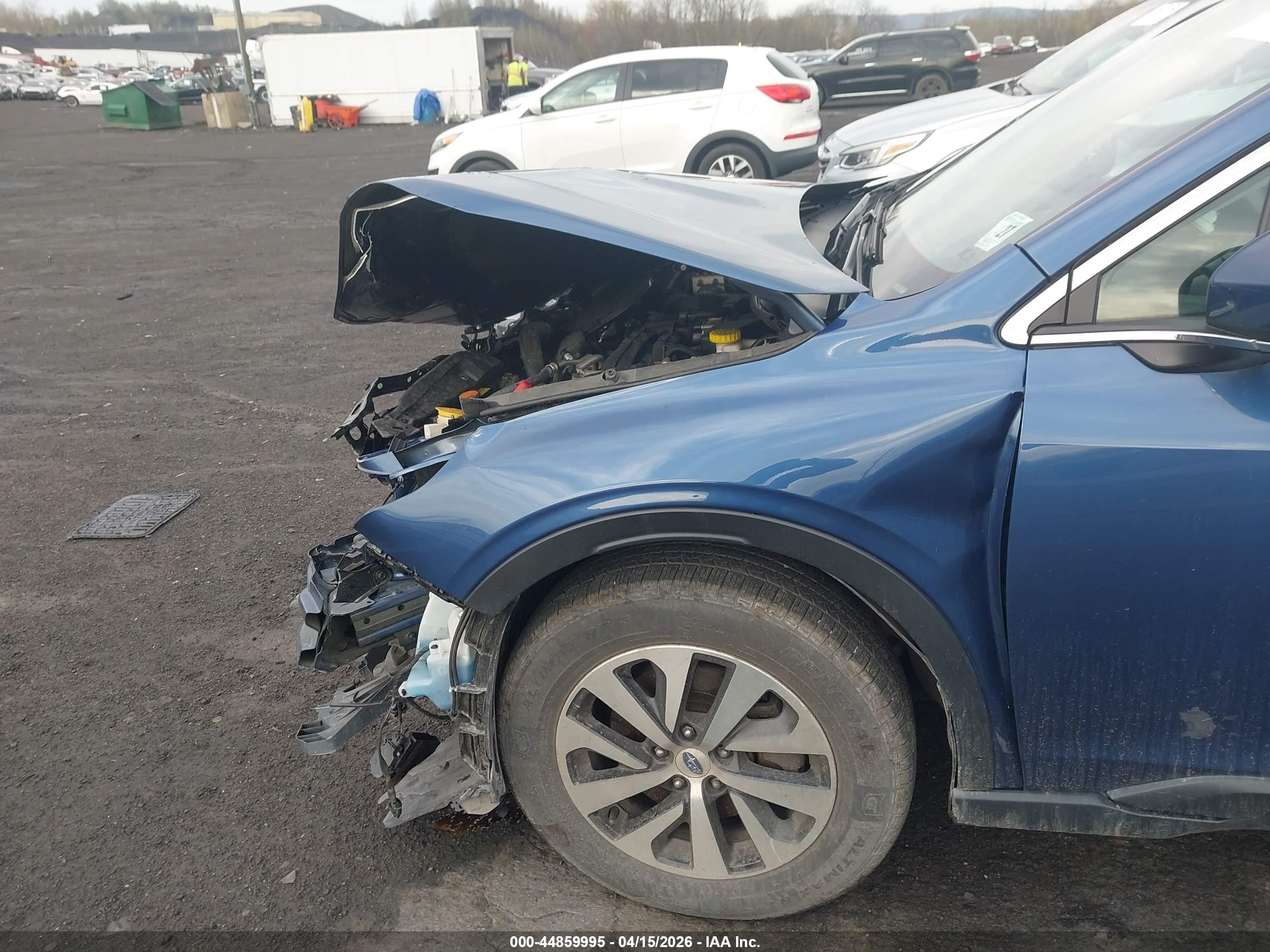 2022 Subaru Outback Premium Blue vin: 4S4BTADC4N3166940