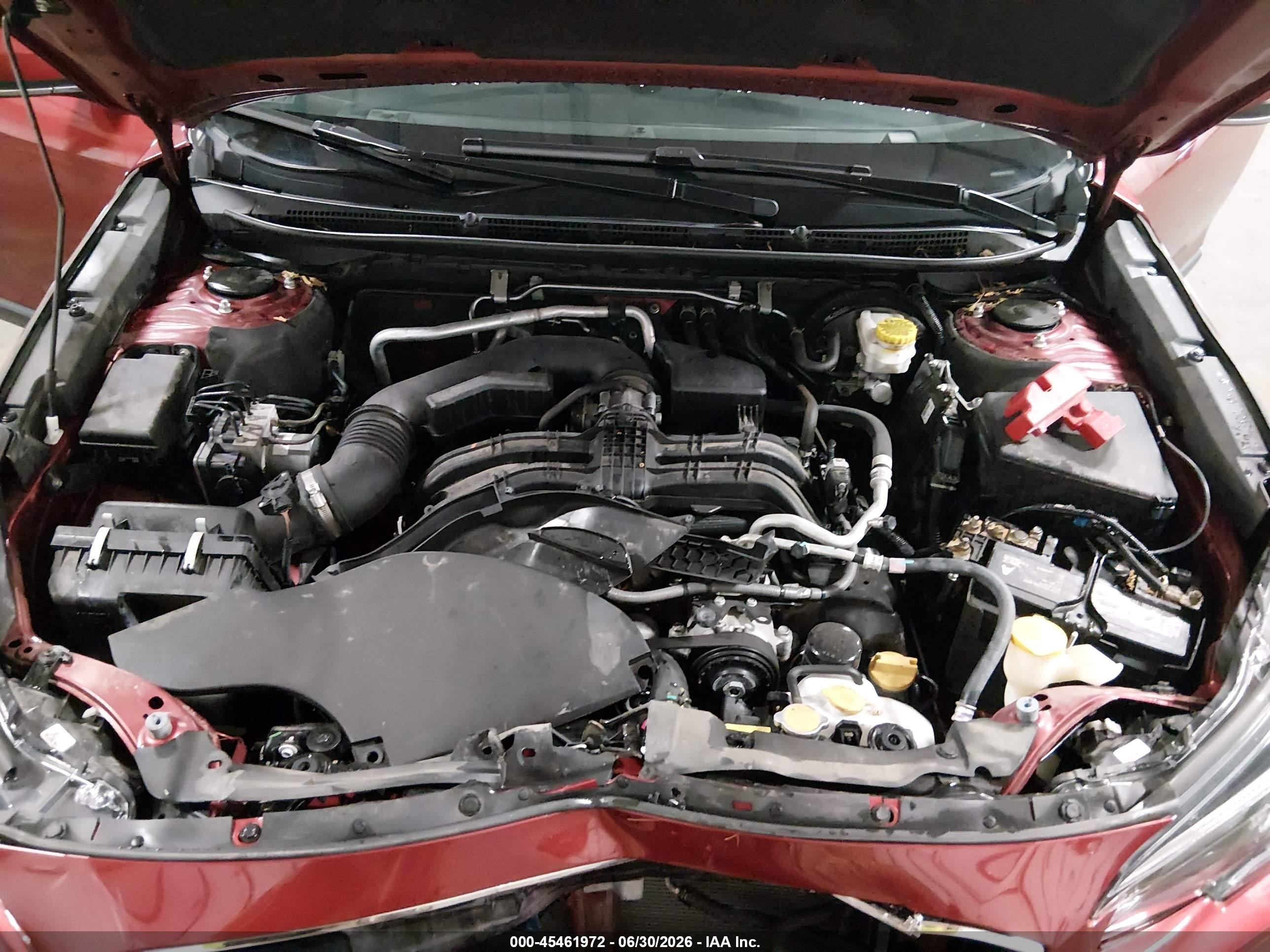 2022 Subaru Outback Premium Red vin: 4S4BTADCXN3139743