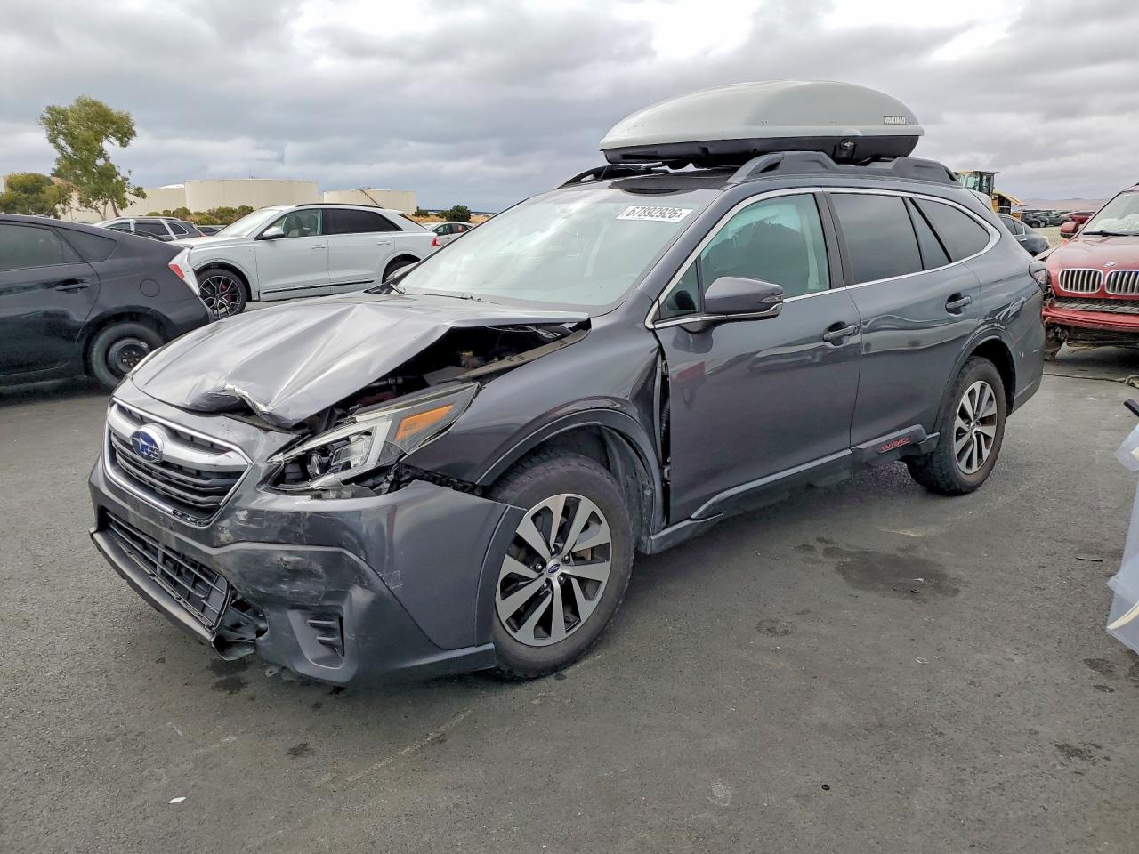 2020 Subaru Outback Premium Серый vin: 4S4BTAEC8L3256295