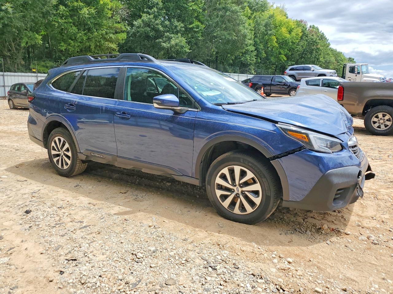 2021 Subaru Outback Premium Blue vin: 4S4BTAFC5M3127043