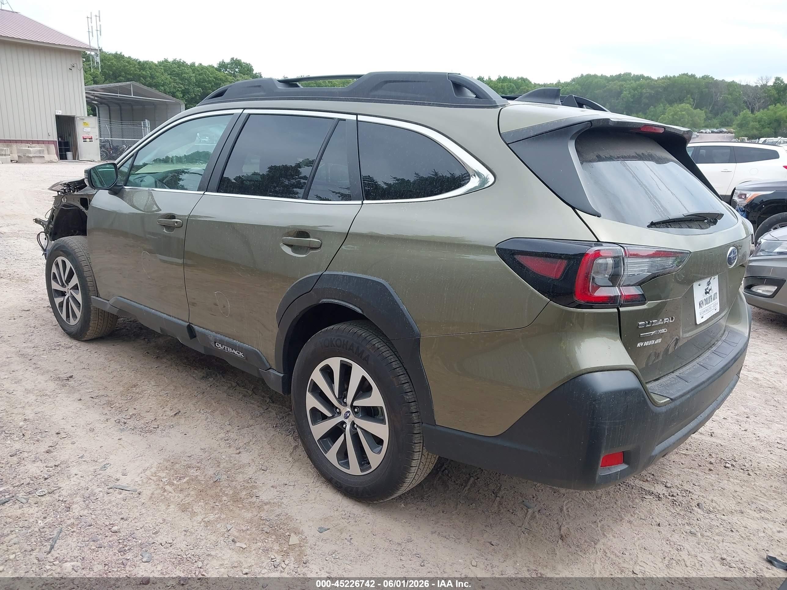 2025 Subaru Outback Premium Green vin: 4S4BTAFC8S3224461