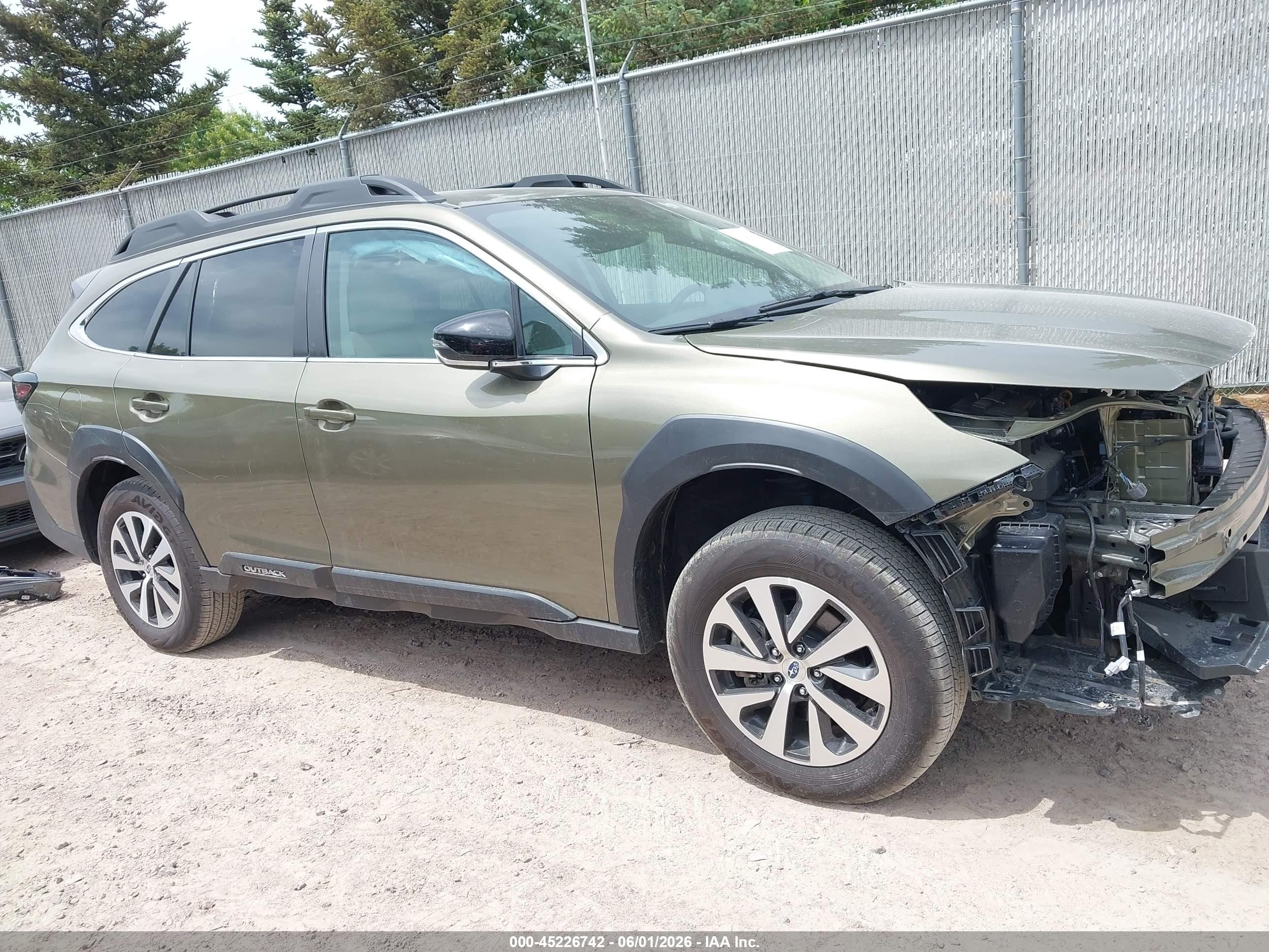 2025 Subaru Outback Premium Green vin: 4S4BTAFC8S3224461