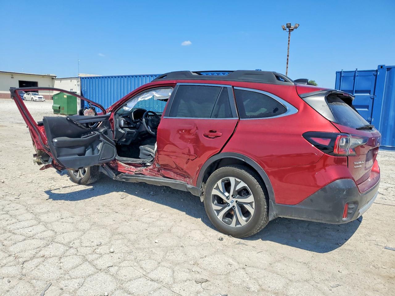 2020 Subaru Outback Limited Red vin: 4S4BTALC3L3224065
