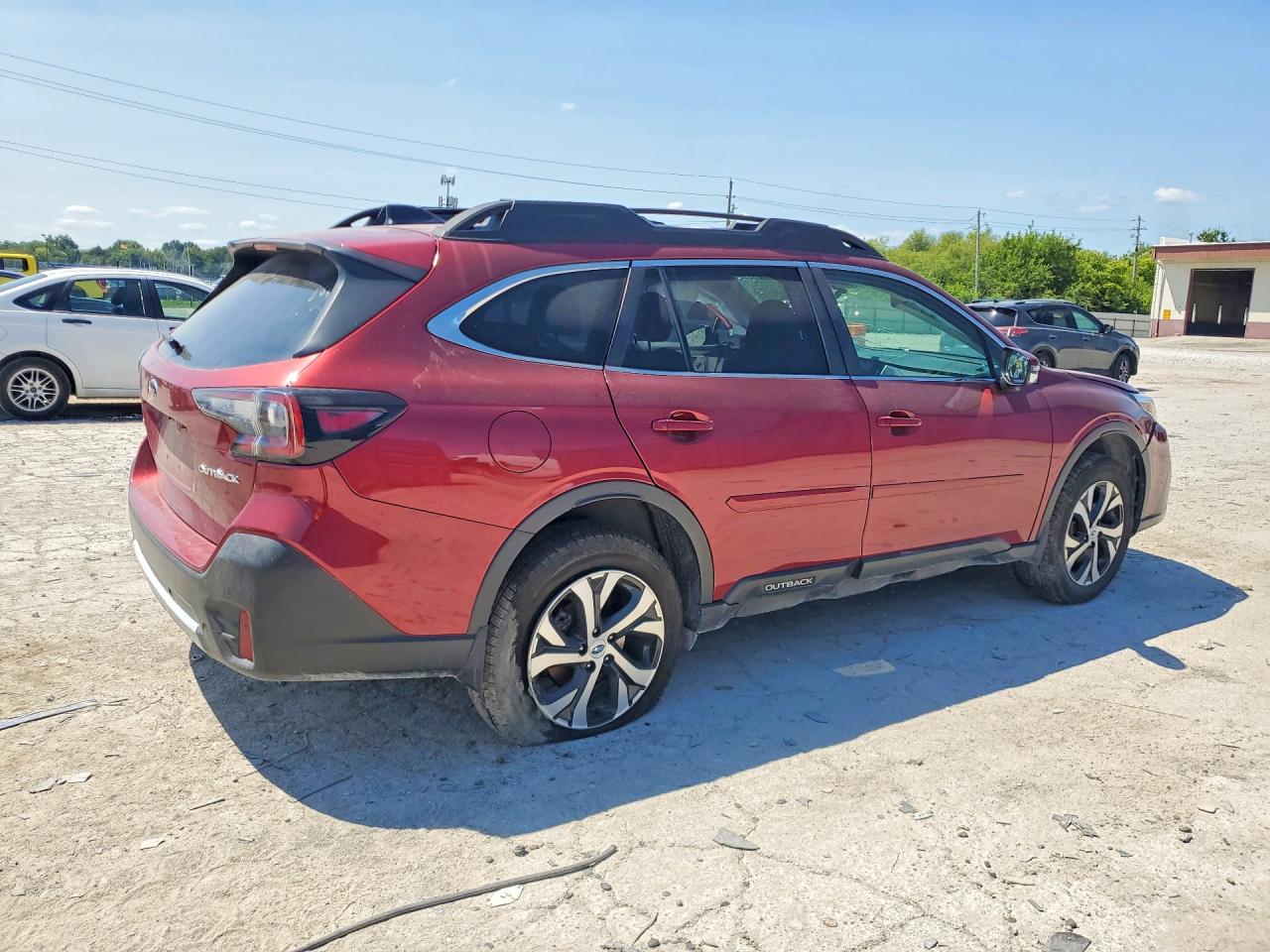 2020 Subaru Outback Limited Red vin: 4S4BTALC3L3224065