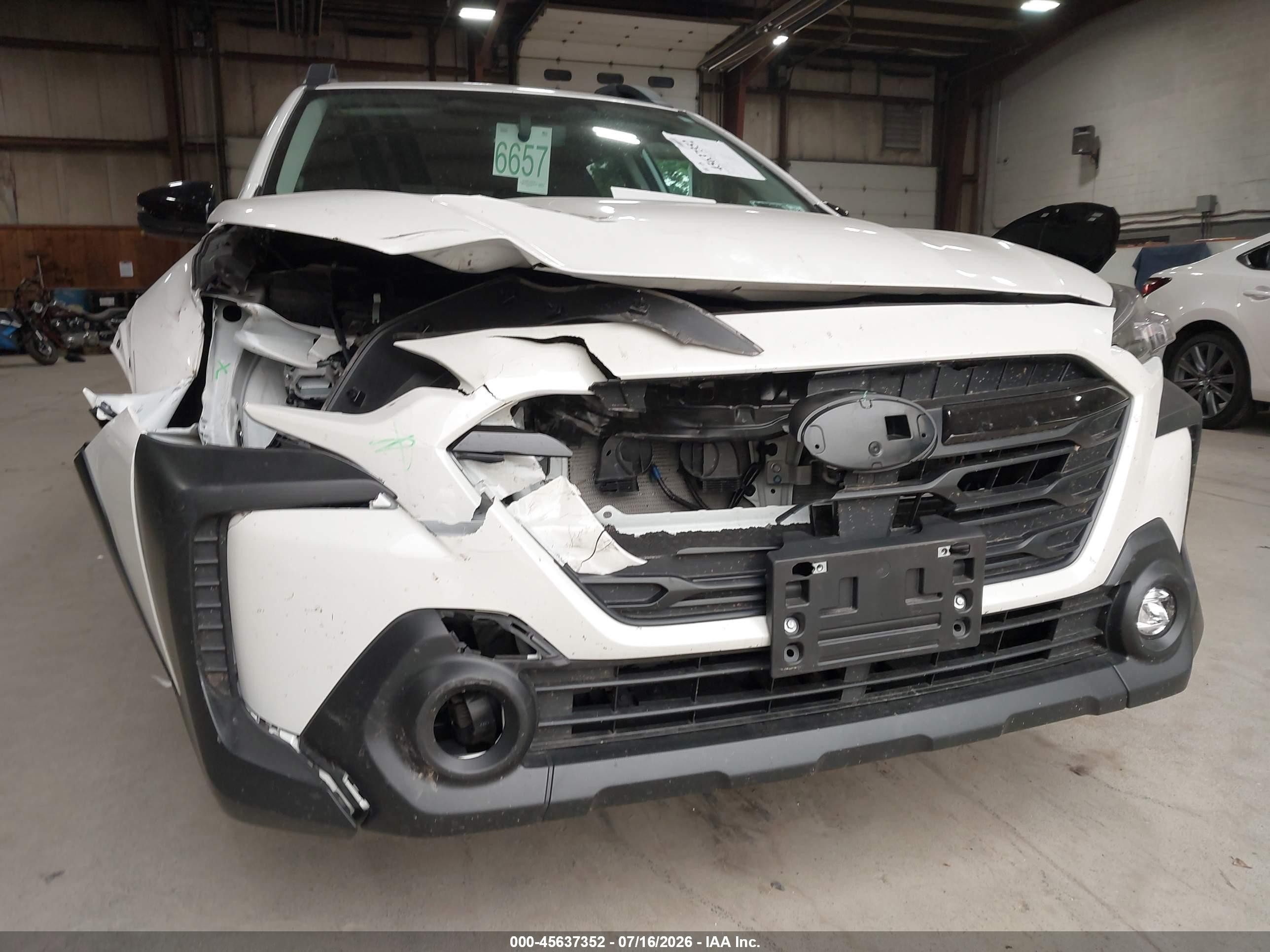 2025 Subaru Outback Onyx Edition White vin: 4S4BTALCXS3157284