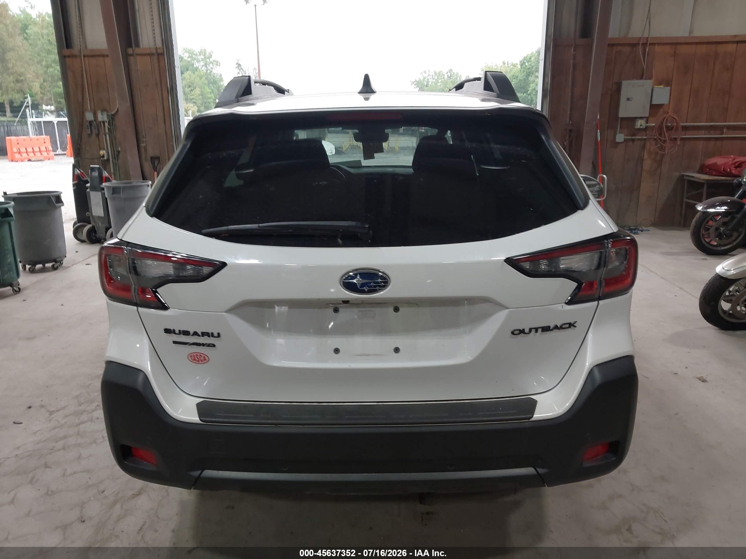 2025 Subaru Outback Onyx Edition White vin: 4S4BTALCXS3157284