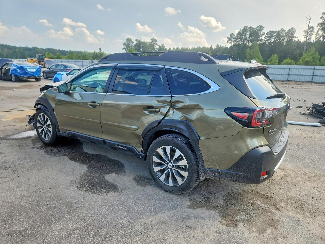 2025 Subaru Outback Limited Green vin: 4S4BTANC0S3178822