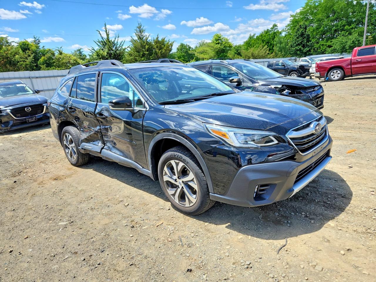 2021 Subaru Outback Limited Black vin: 4S4BTANC1M3114159