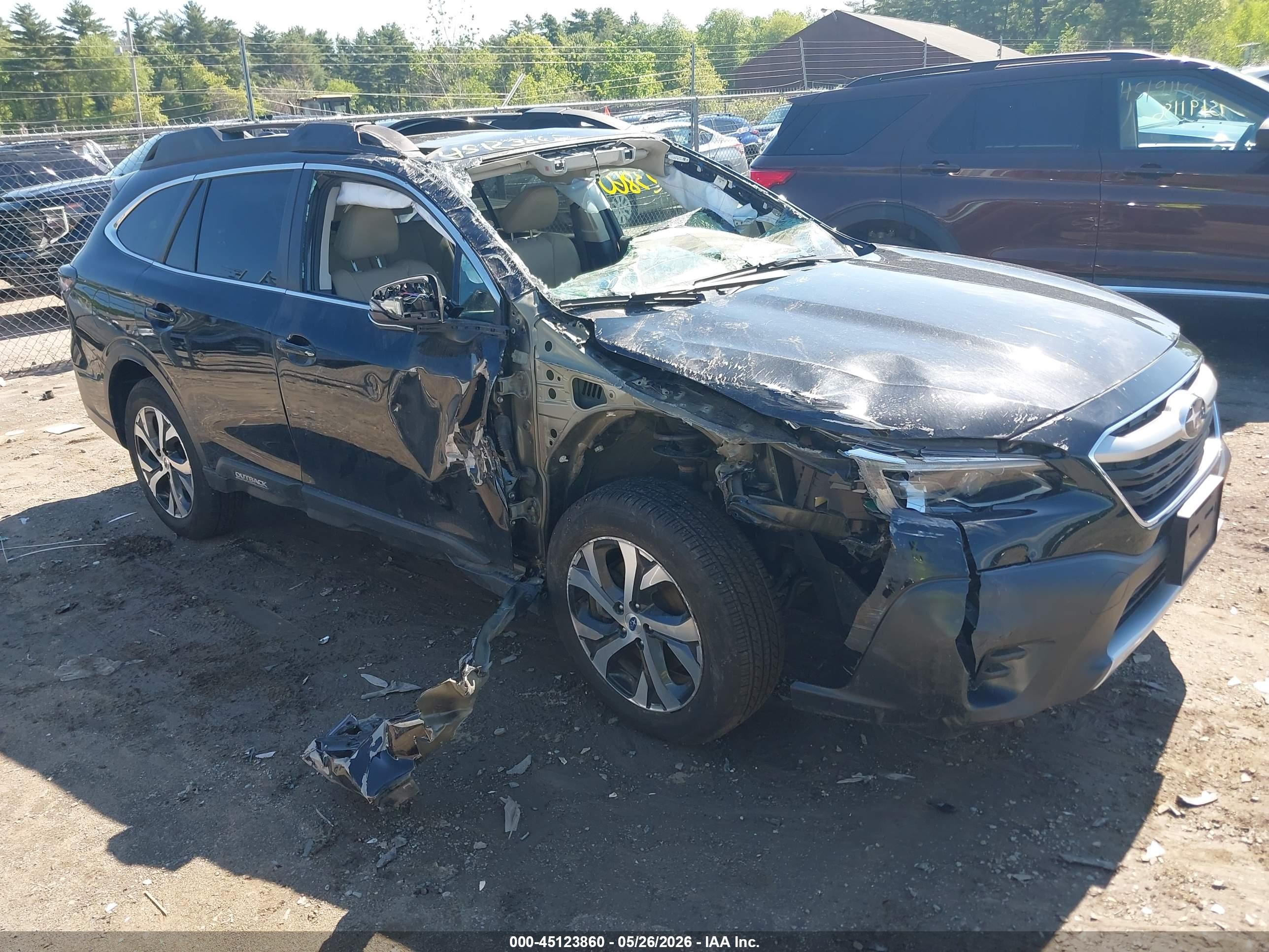 2022 Subaru Outback Limited Black vin: 4S4BTANC1N3230107