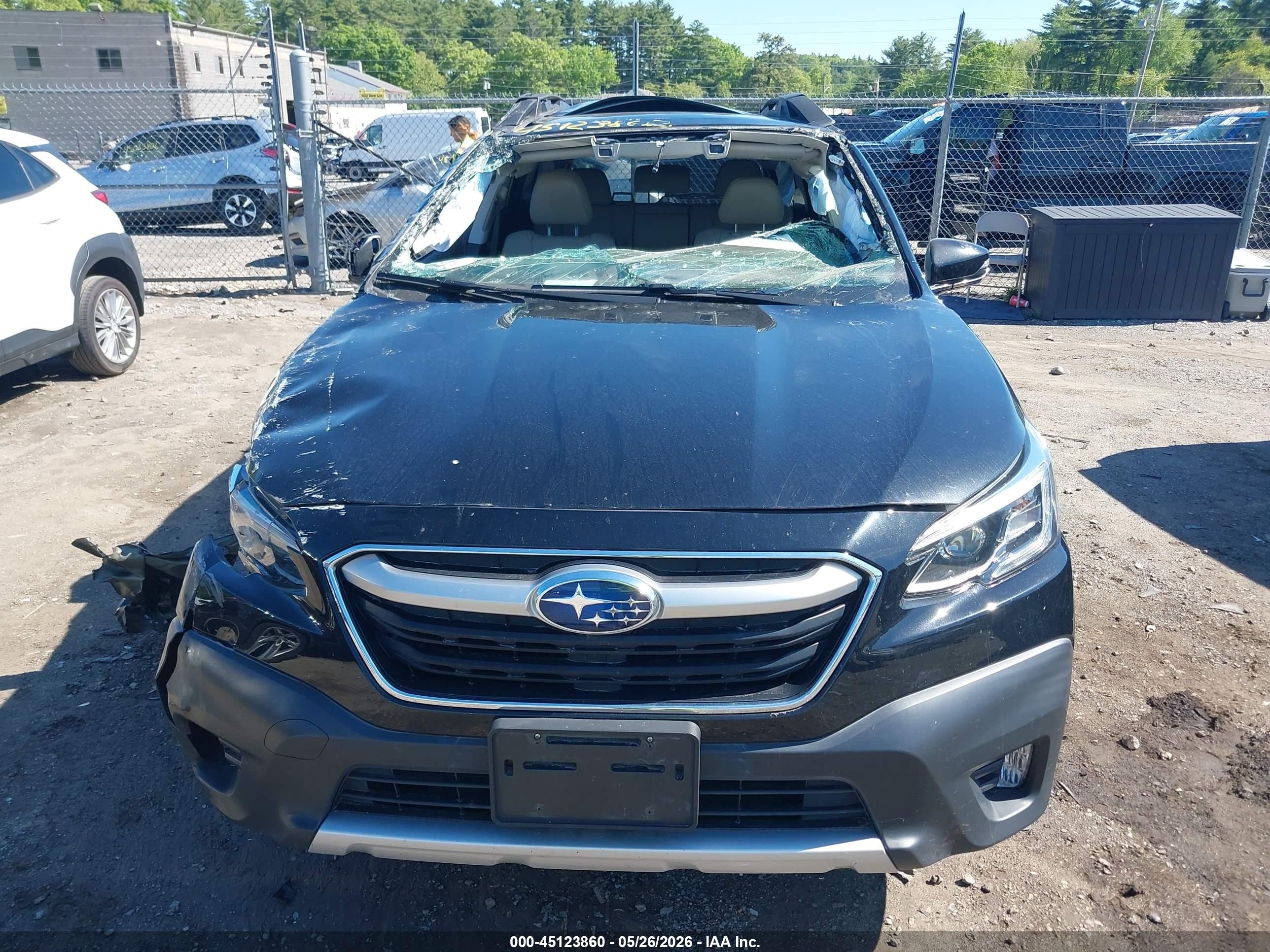 2022 Subaru Outback Limited Черный vin: 4S4BTANC1N3230107