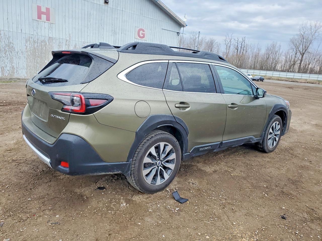 2023 Subaru Outback Limited Green vin: 4S4BTANC1P3145741