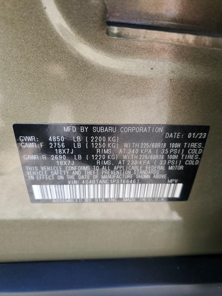 2023 Subaru Outback Limited Зеленый vin: 4S4BTANC1P3166461