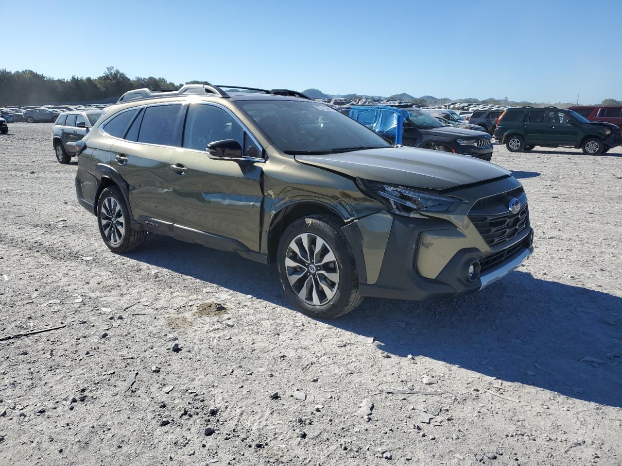 2023 Subaru Outback Limited Зеленый vin: 4S4BTANC1P3166461