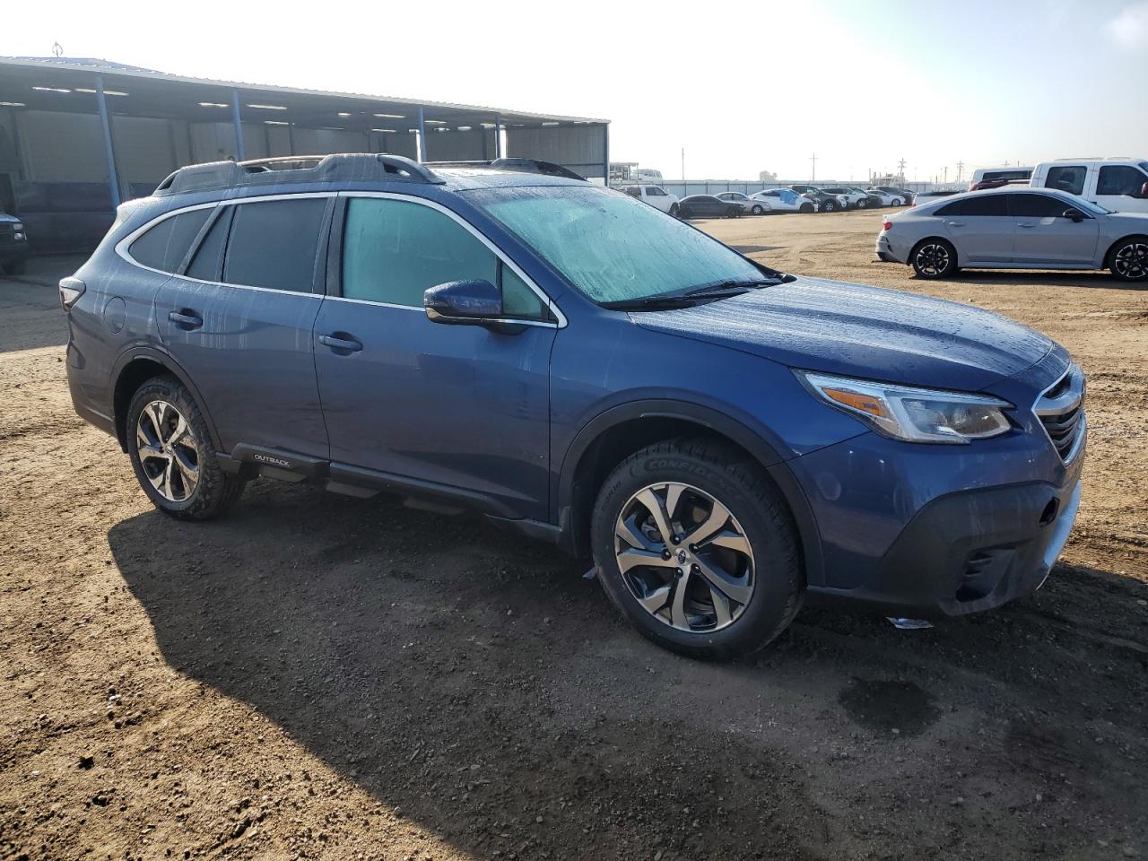 2020 Subaru Outback Limited Blue vin: 4S4BTANC2L3255448