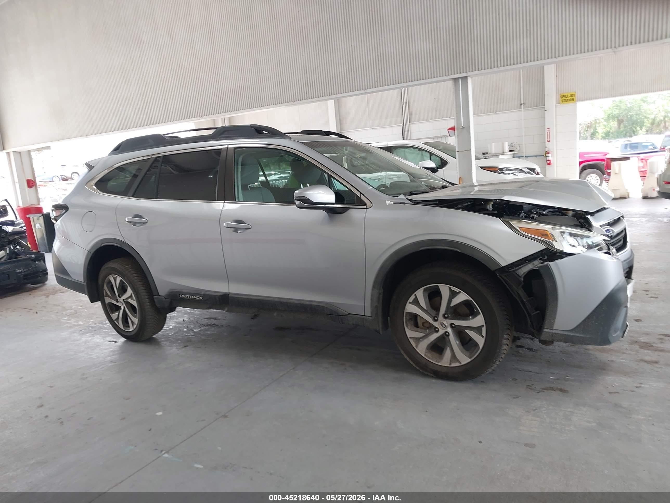 2020 Subaru Outback Limited Серебряный vin: 4S4BTANC4L3187511