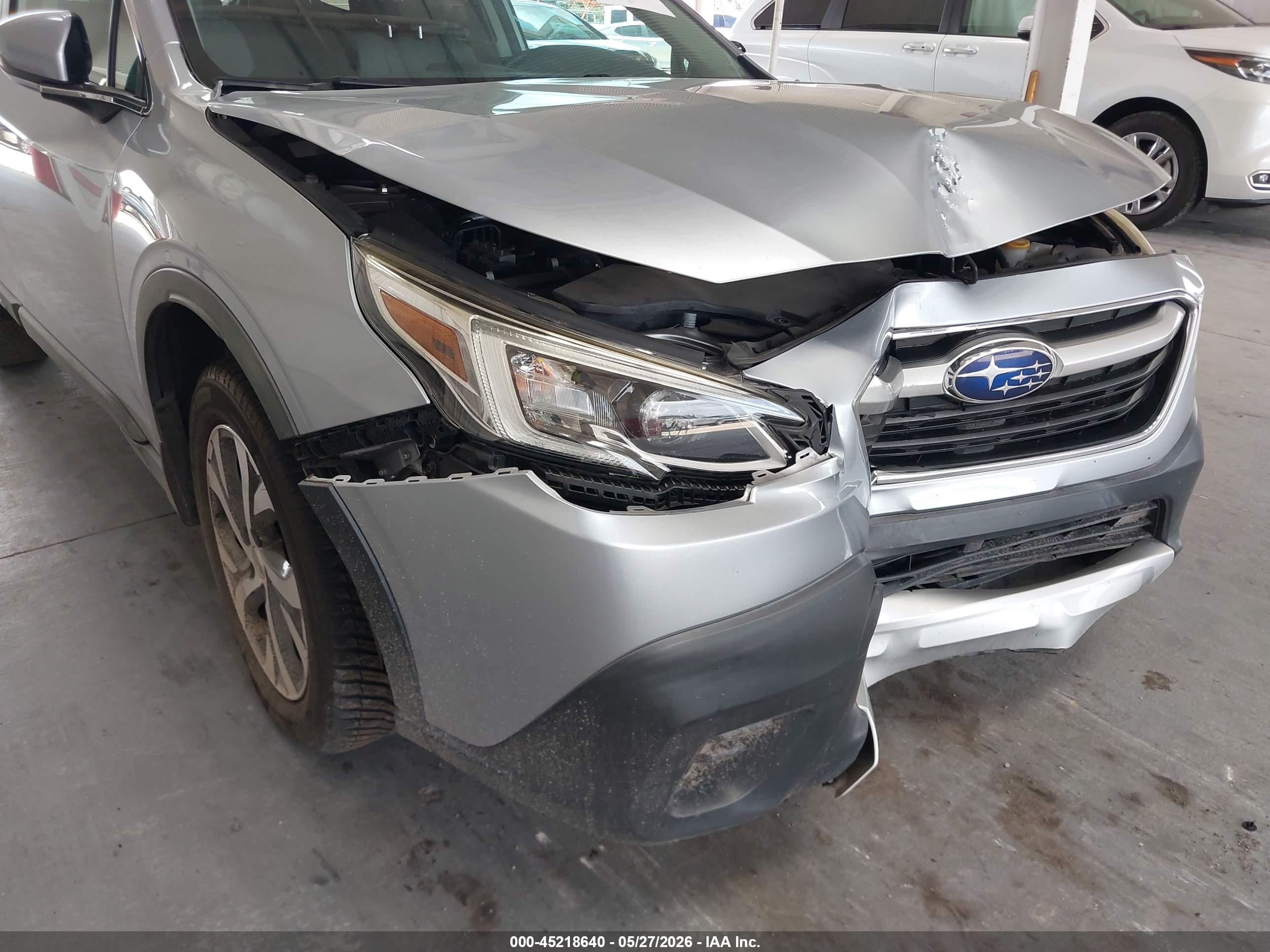 2020 Subaru Outback Limited Серебряный vin: 4S4BTANC4L3187511