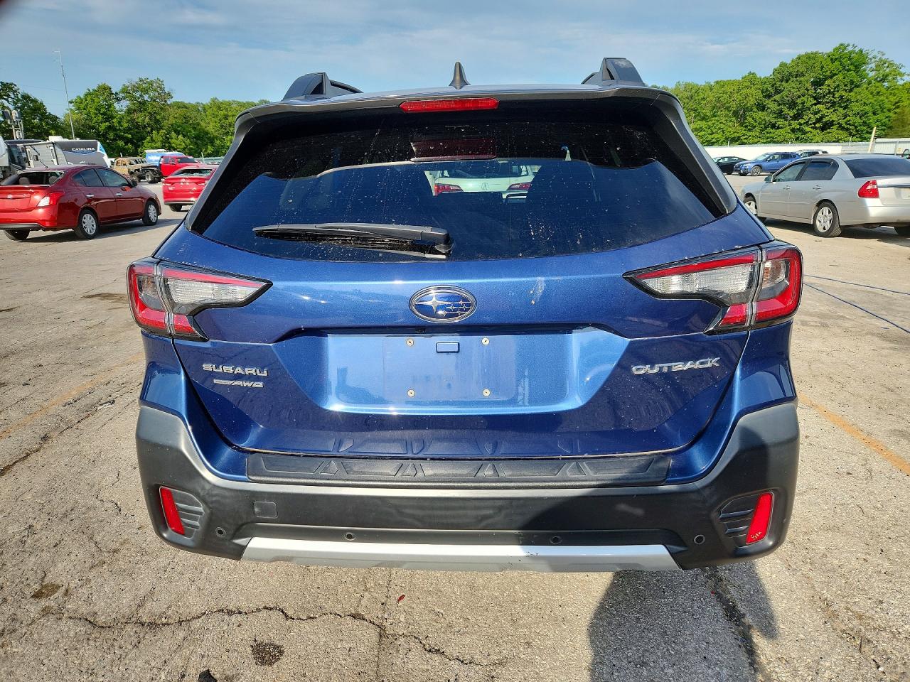2021 Subaru Outback Limited Blue vin: 4S4BTANC4M3191947