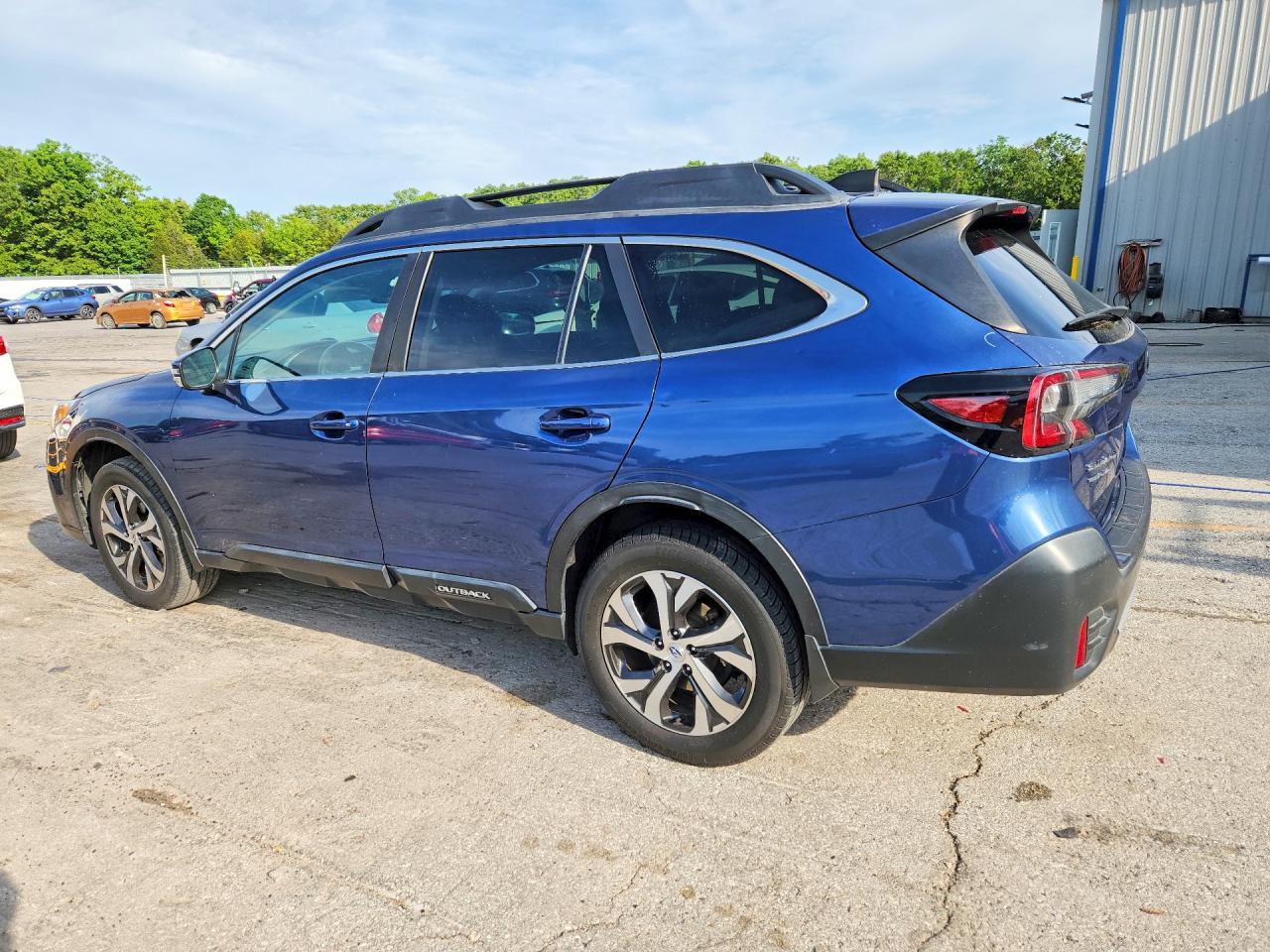 2021 Subaru Outback Limited Blue vin: 4S4BTANC4M3191947
