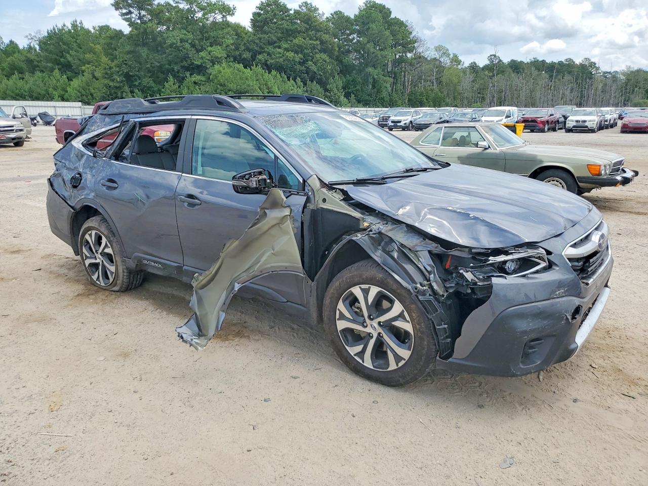 2021 Subaru Outback Limited Gray vin: 4S4BTANC5M3130199