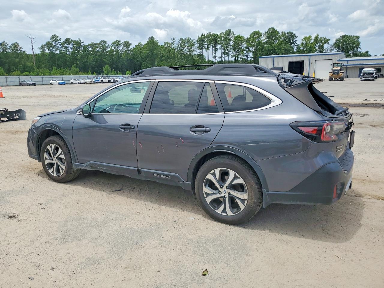2021 Subaru Outback Limited Gray vin: 4S4BTANC5M3130199