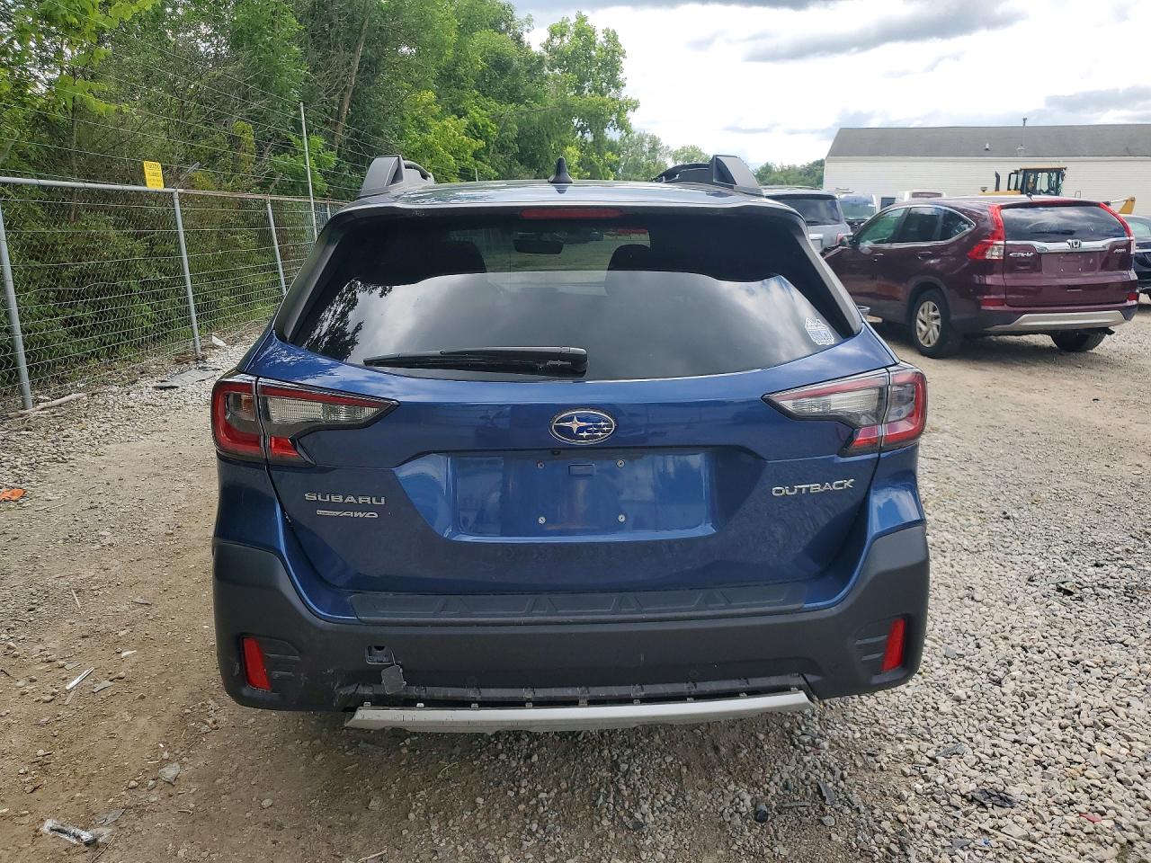2021 Subaru Outback Limited Blue vin: 4S4BTANC5M3176132