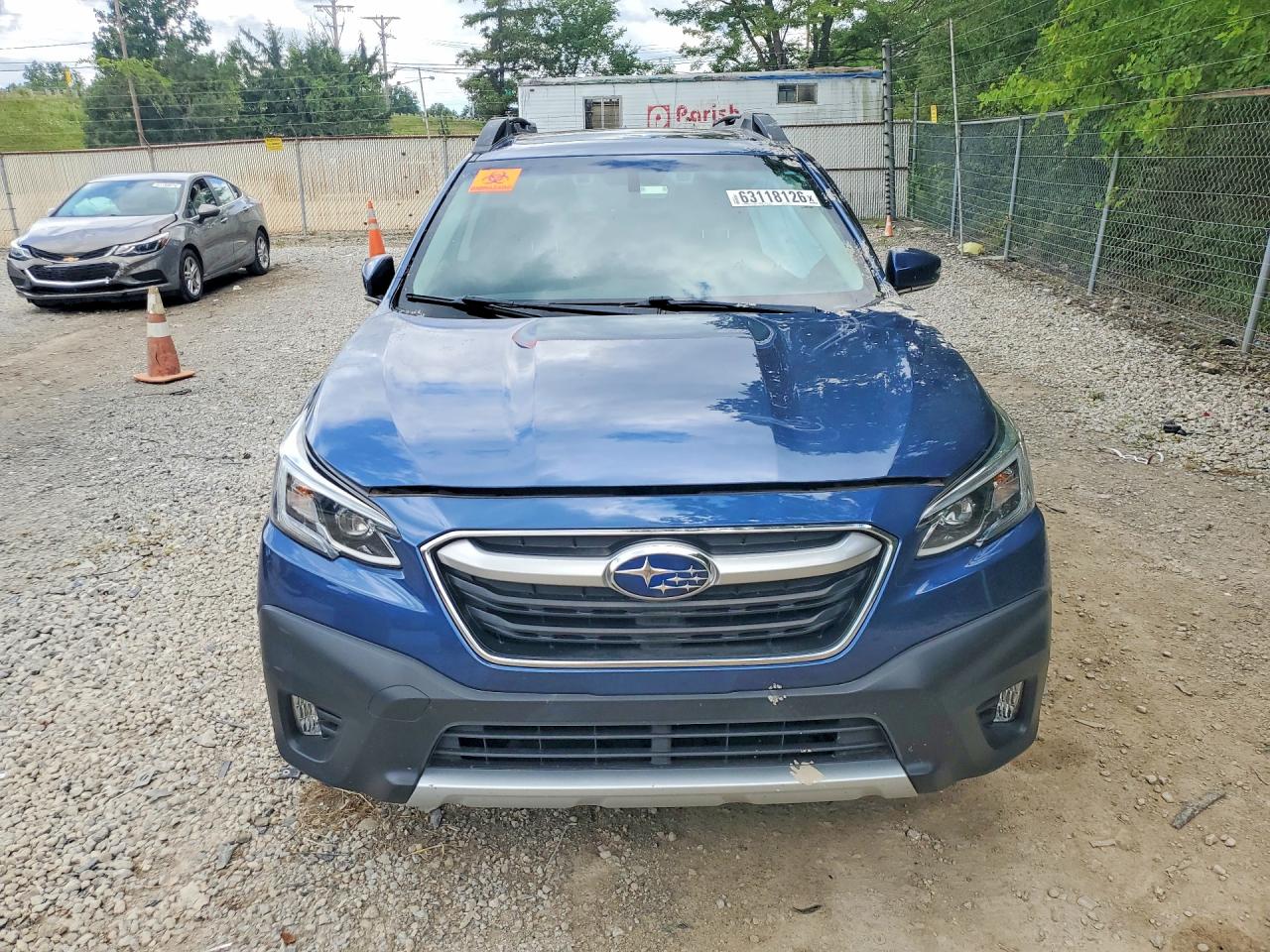 2021 Subaru Outback Limited Blue vin: 4S4BTANC5M3176132