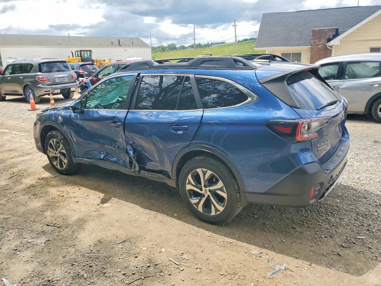 2021 Subaru Outback Limited Blue vin: 4S4BTANC5M3176132