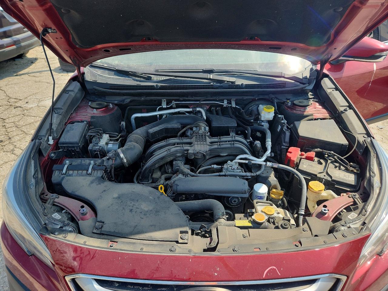 2022 Subaru Outback Limited Бордовый vin: 4S4BTANC5N3186497