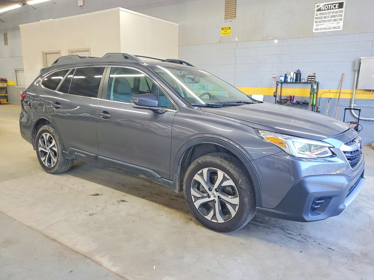 2022 Subaru Outback Limited Gray vin: 4S4BTANC5N3205047