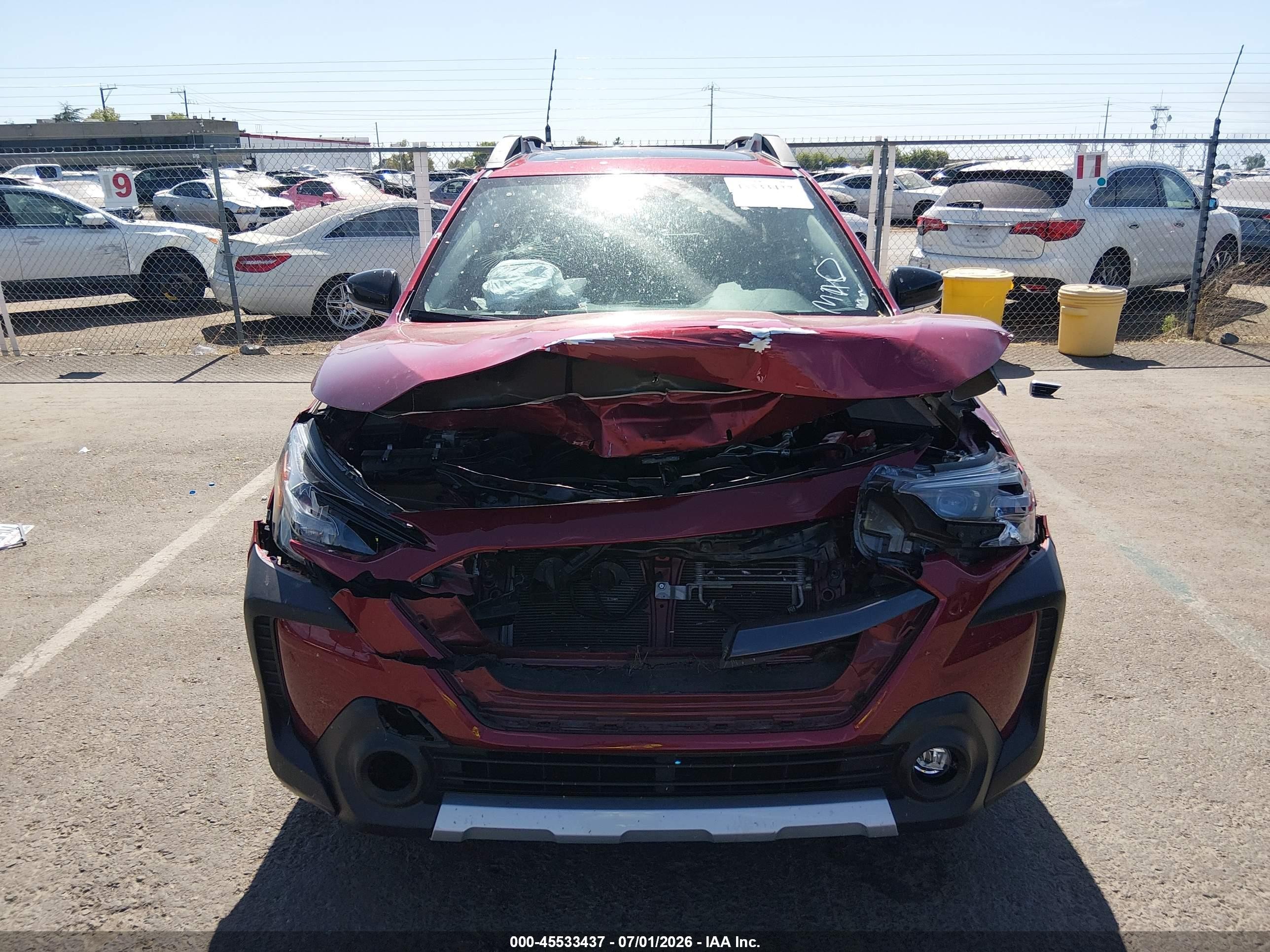 2023 Subaru Outback Limited Red vin: 4S4BTANC5P3159237