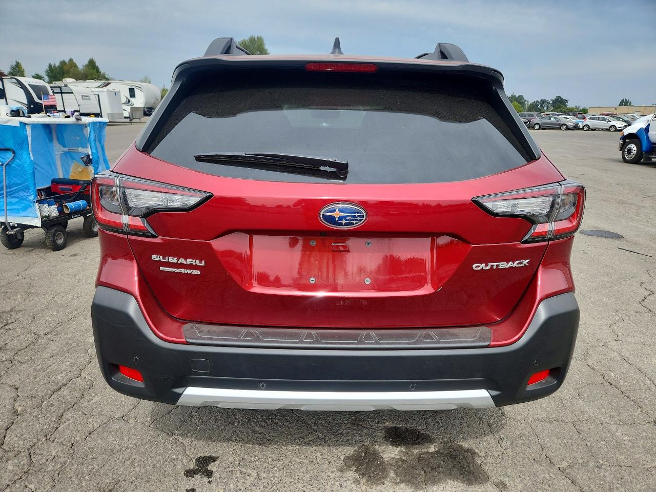 2025 Subaru Outback Limited Maroon vin: 4S4BTANC5S3242448